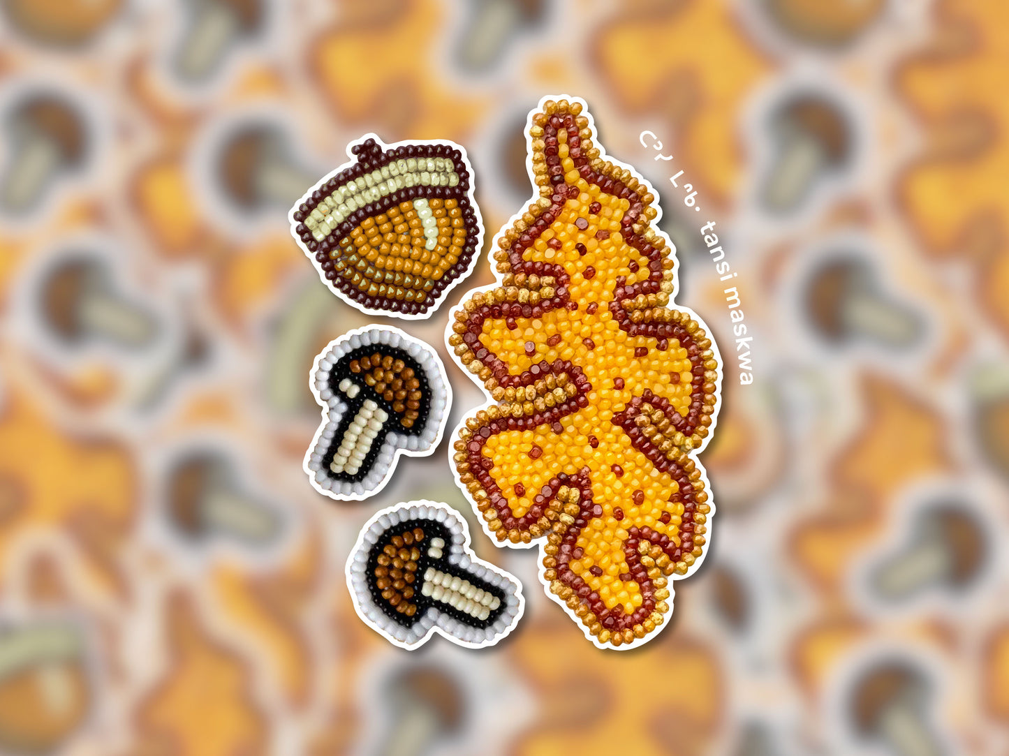Stickers - Autumn Beadwork (Minis)