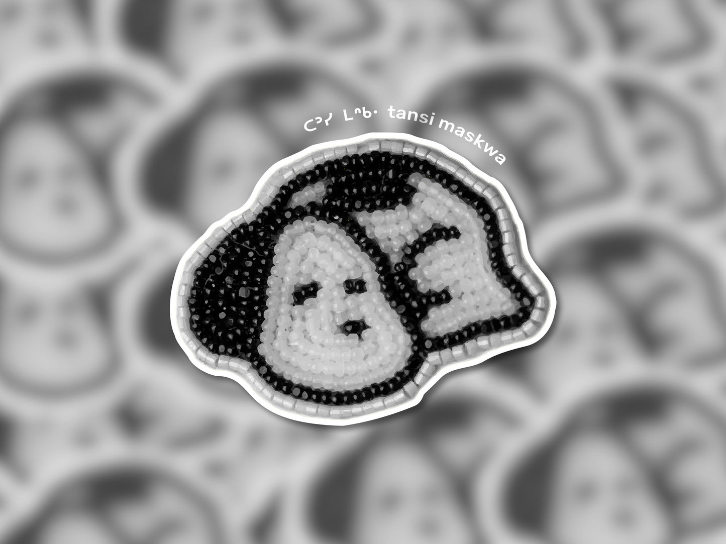 Sticker - Baby Snoopy Beadwork