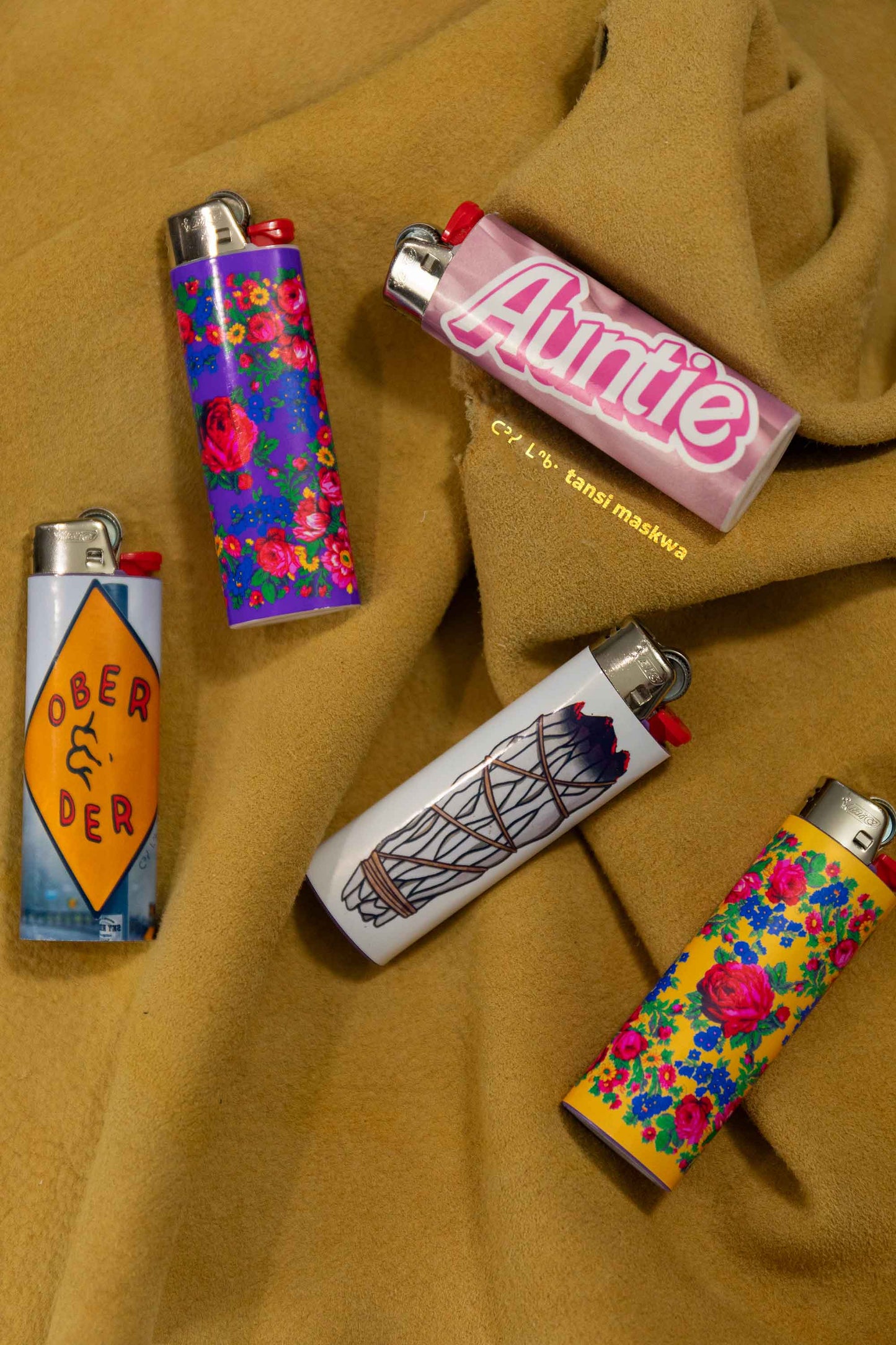 Kokom Scarf · Lighter Sticker