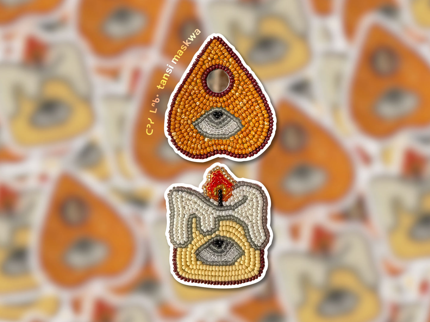 Ouija+Candle Beadwork · Mini Stickers