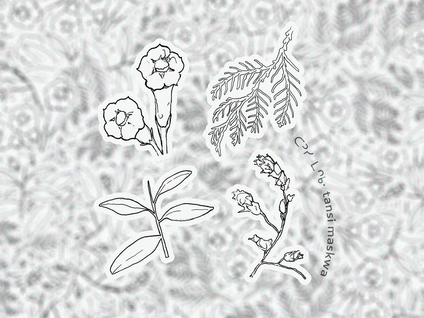 Four Sacred Medicines · Mini Stickers