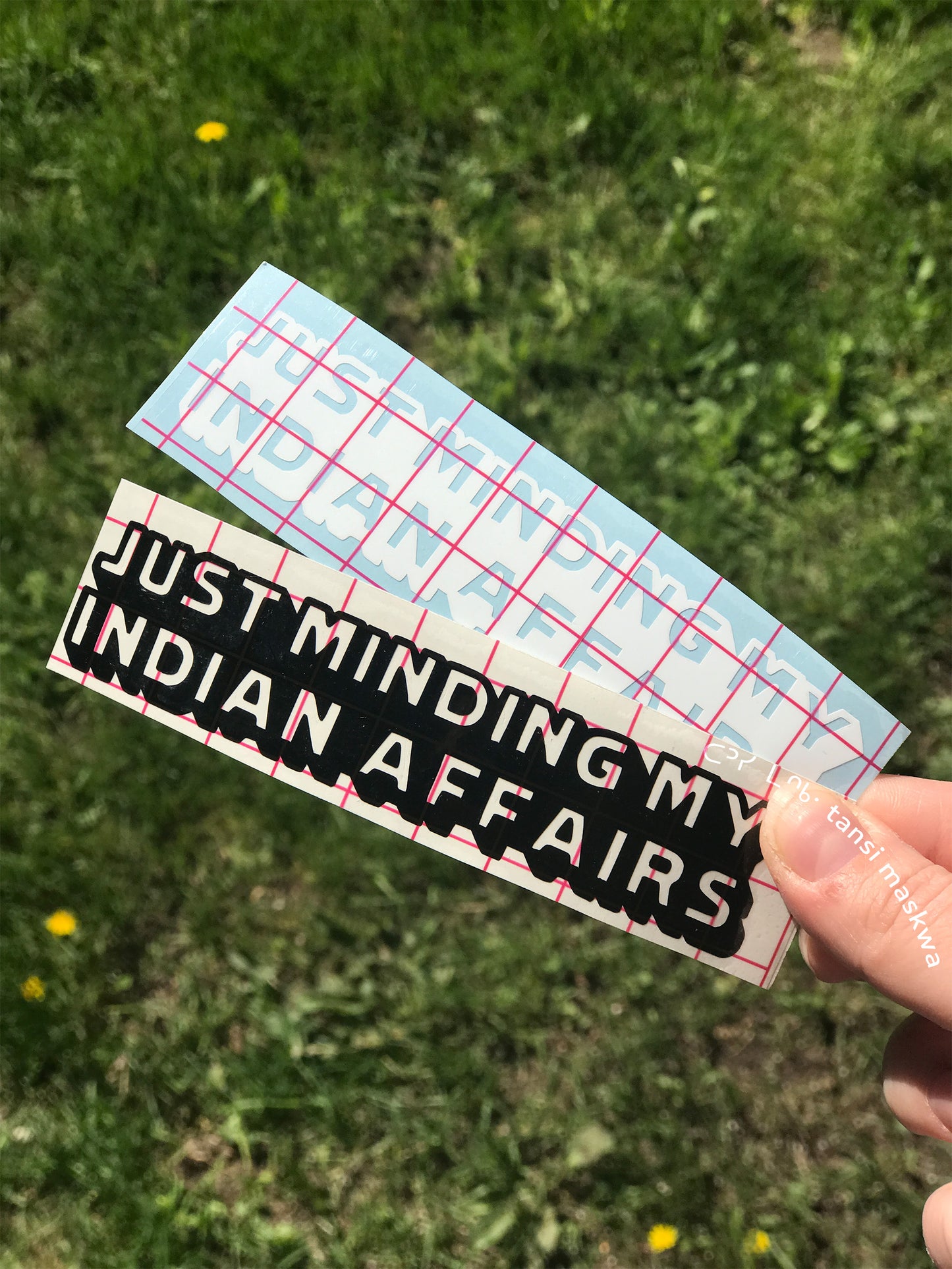 Just Minding My Indian Affairs · Sticker