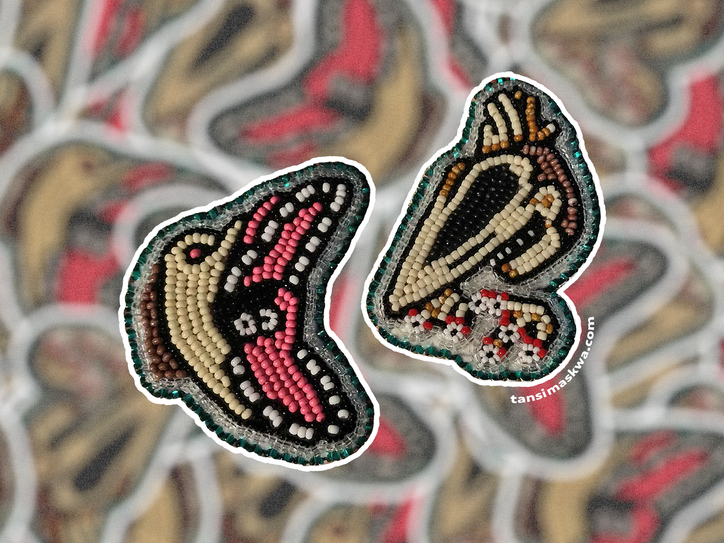 Adam & Barb · Beadwork Stickers
