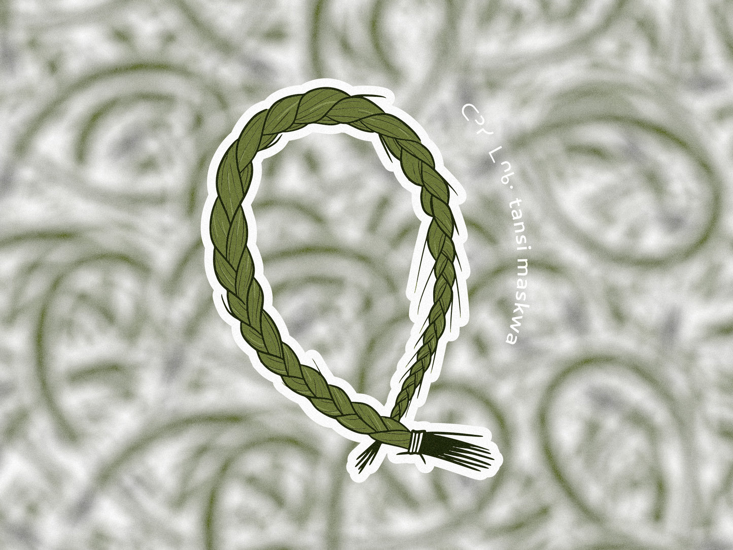 Sweetgrass Braid · Sticker