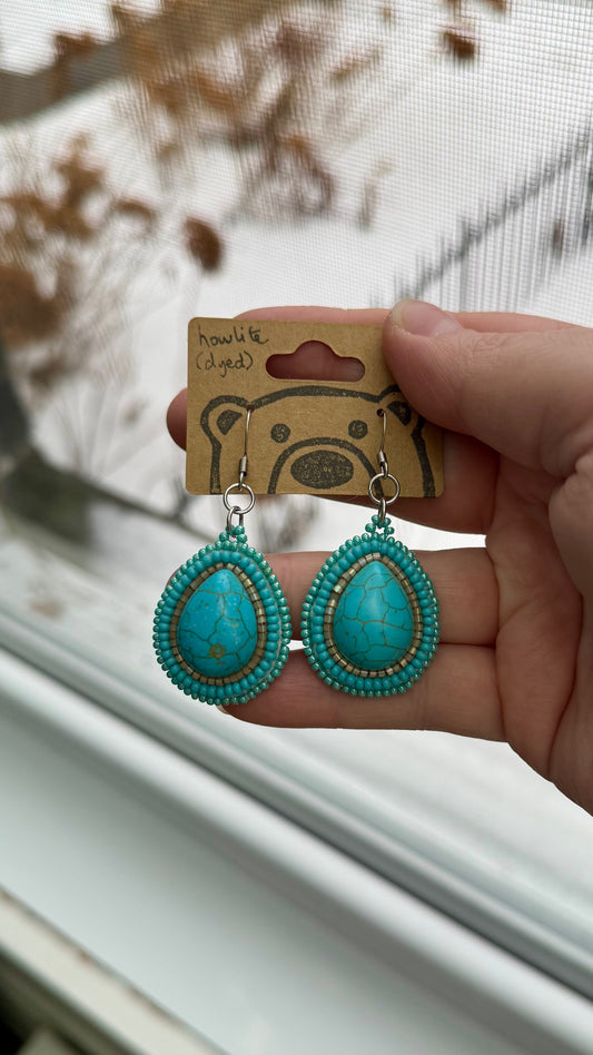 Bougie on a Budget Beaded Earrings