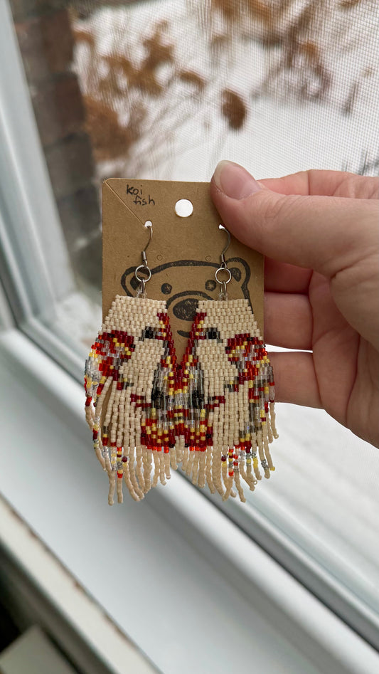 Coy Koi Beaded Earrings