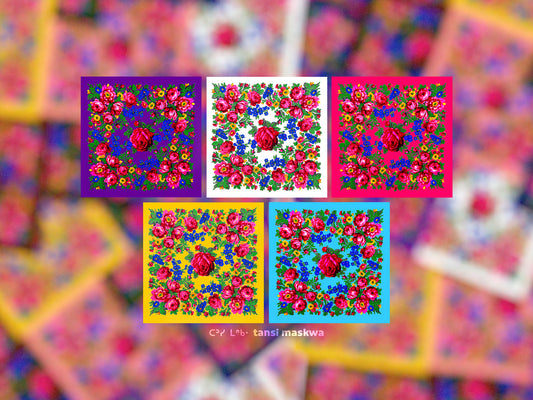 Kokom Scarf · Lighter Sticker