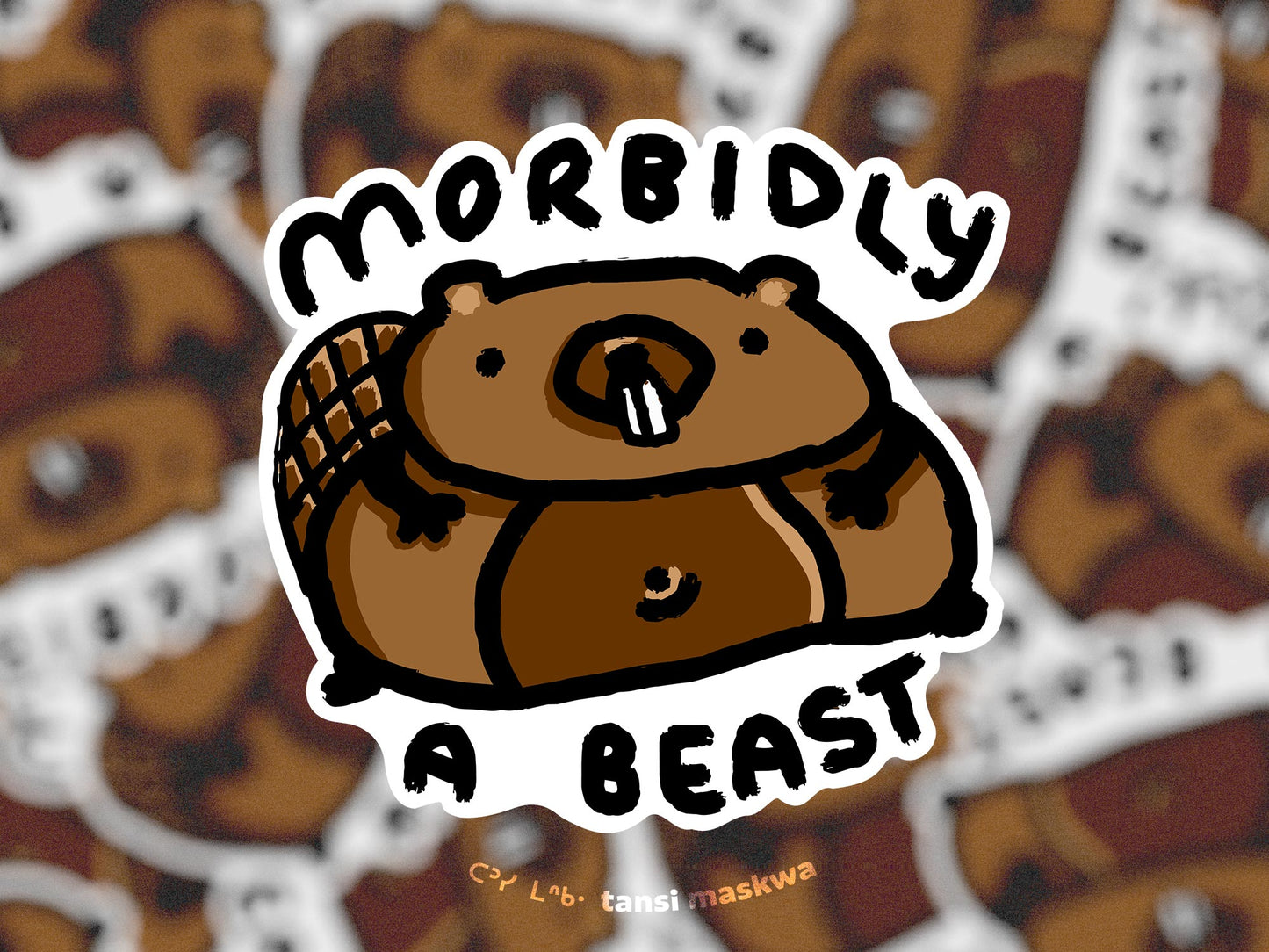 Morbidly a Beast · Sticker