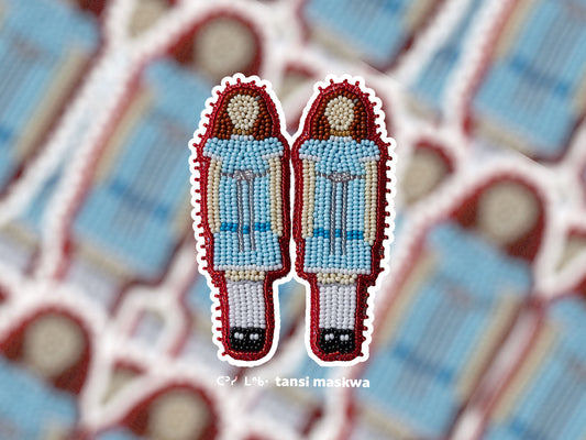 The Shining Twins · Beadwork Sticker