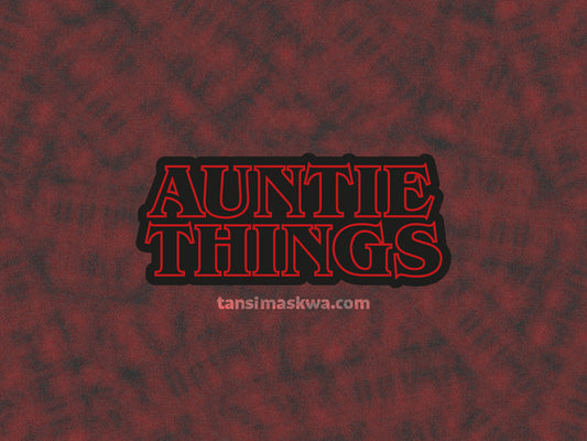 Auntie Things · Sticker