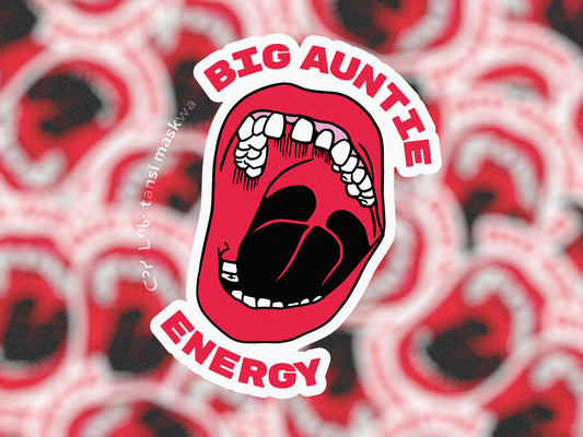 Big Auntie Energy · Sticker