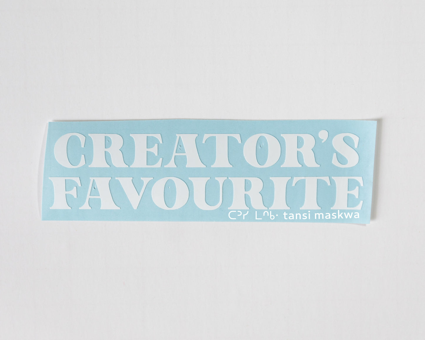 Creator's Favourite · Sticker