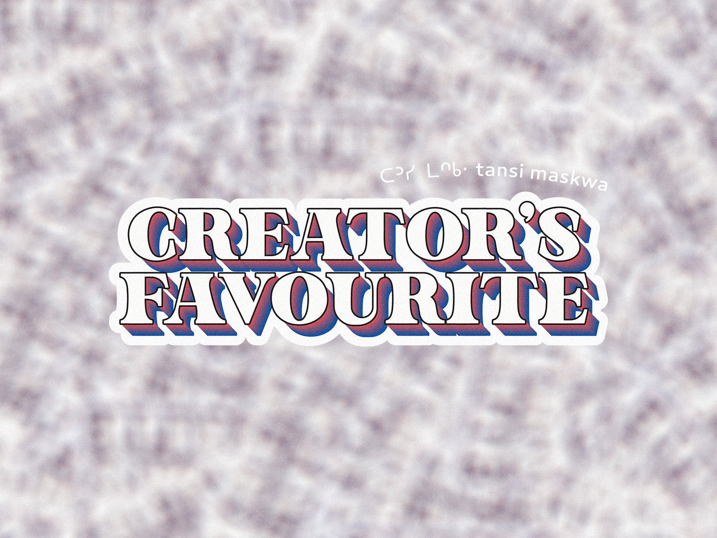 Creator's Favourite · Sticker