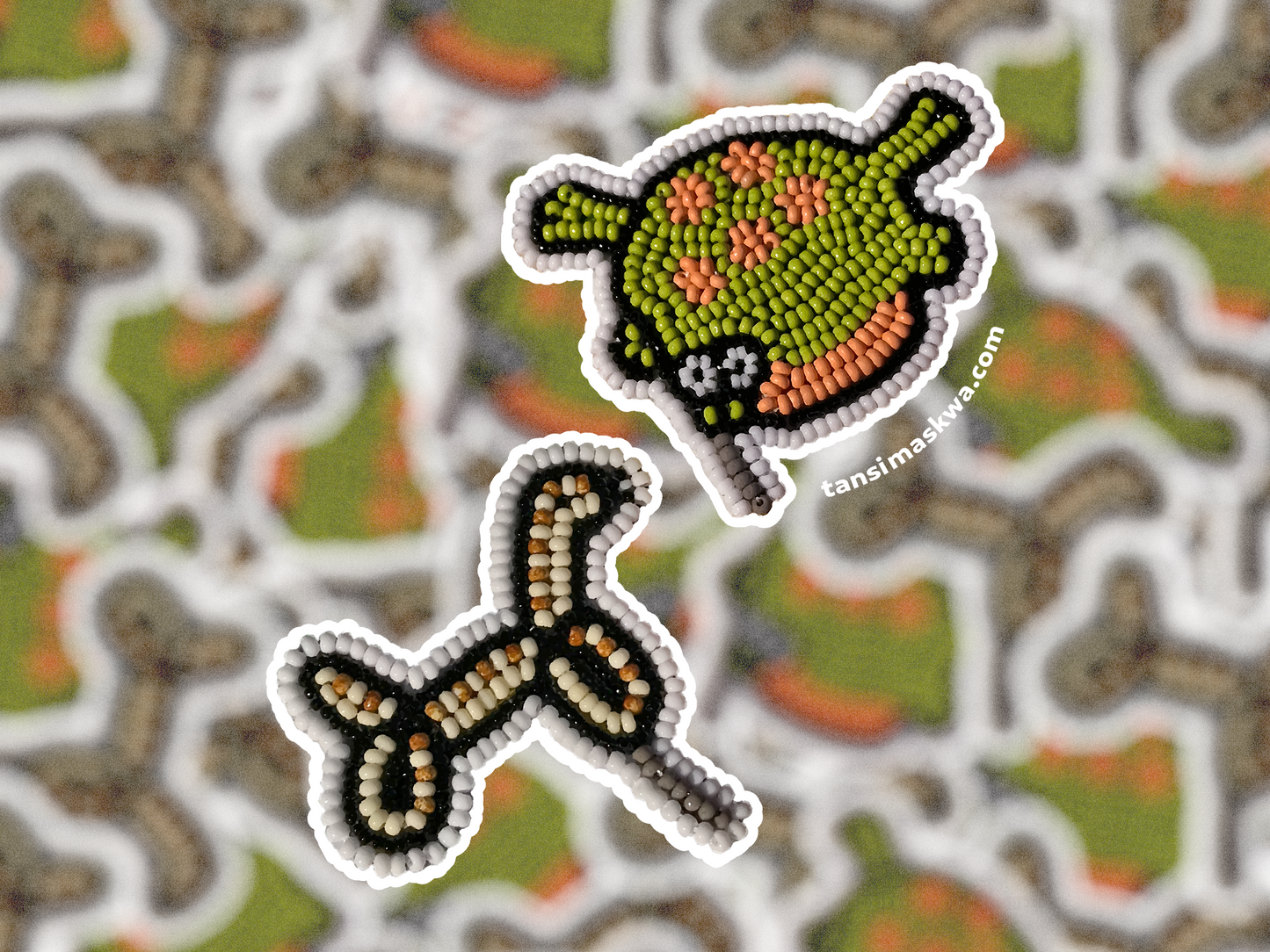 Frog & Snake Balloons · Beadwork Mini Stickers